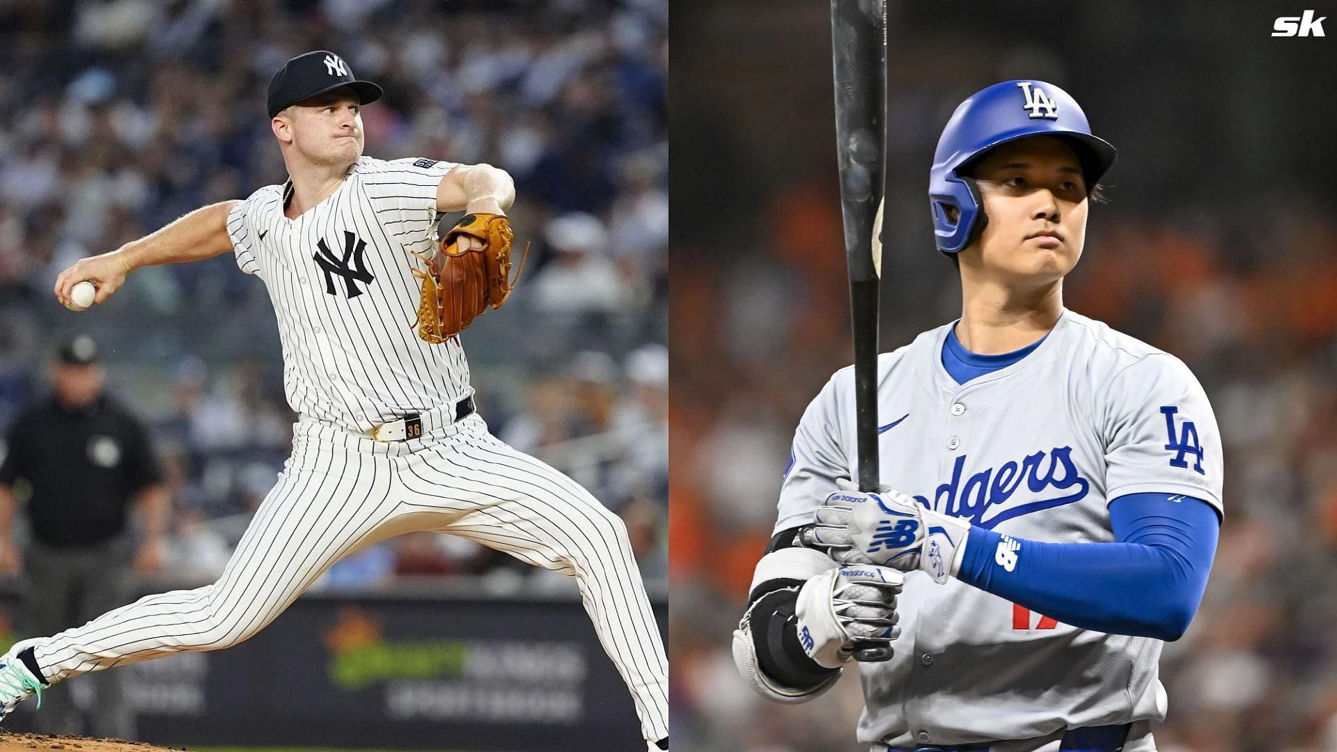 Clarke Schmidt starts for the Yankees; Shohei Ohtani and the Dodgers face the Padres (Source: Getty Images)