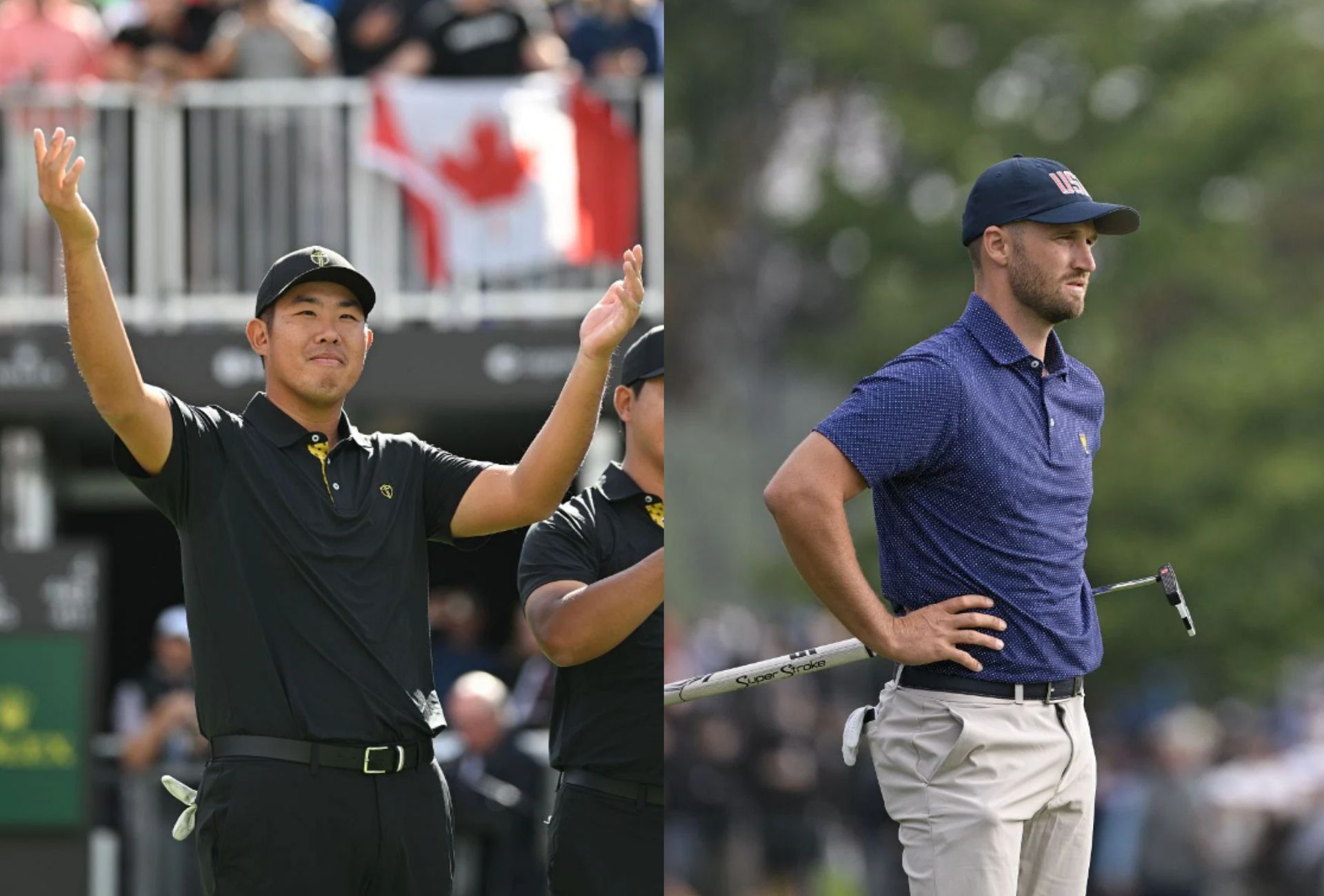 Byeong Hun An and Wyndham Clark (Image via Getty).