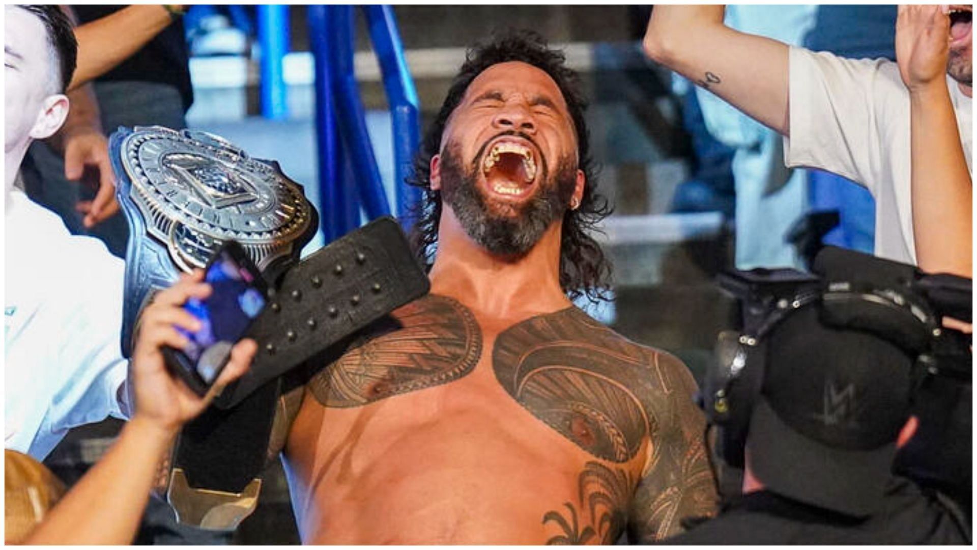 And NEW WWE Intercontinental Champion...Jey Uso! (Image credits: WWE.com)