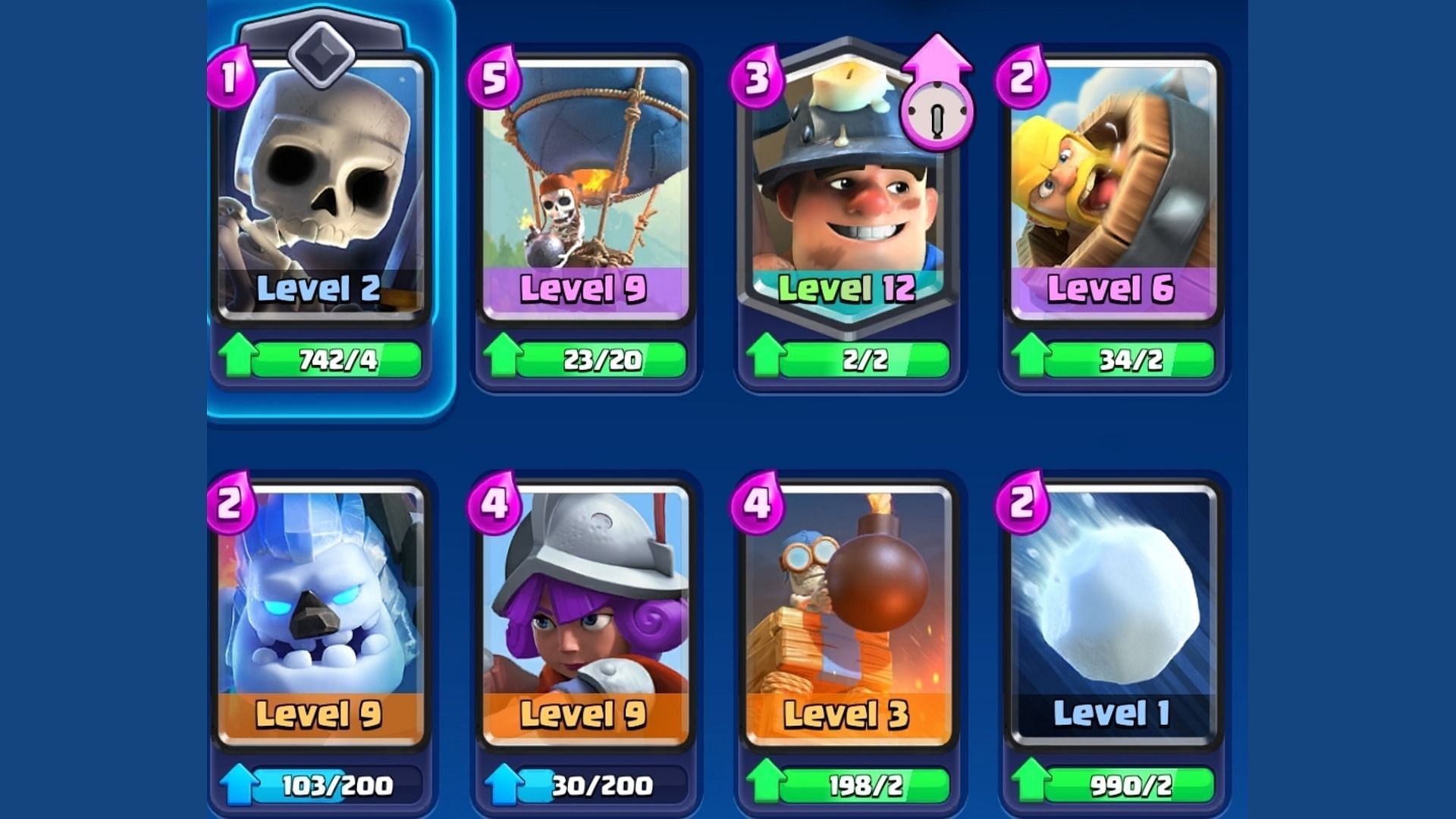 The Evolved Skeletons are optional for this deck (Image via Supercell)