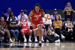 Photo: Caitlin Clark's teammate Kelsey Mitchell turn heads in custom dress featuring photos of her dad for Fever vs Wings clash