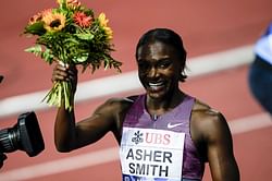 "Paris was frustrating for me"- Dina Asher-Smith opens up Olympic heartbreak after finishing 2nd behind training partner Julien Alfred at Brussels DL