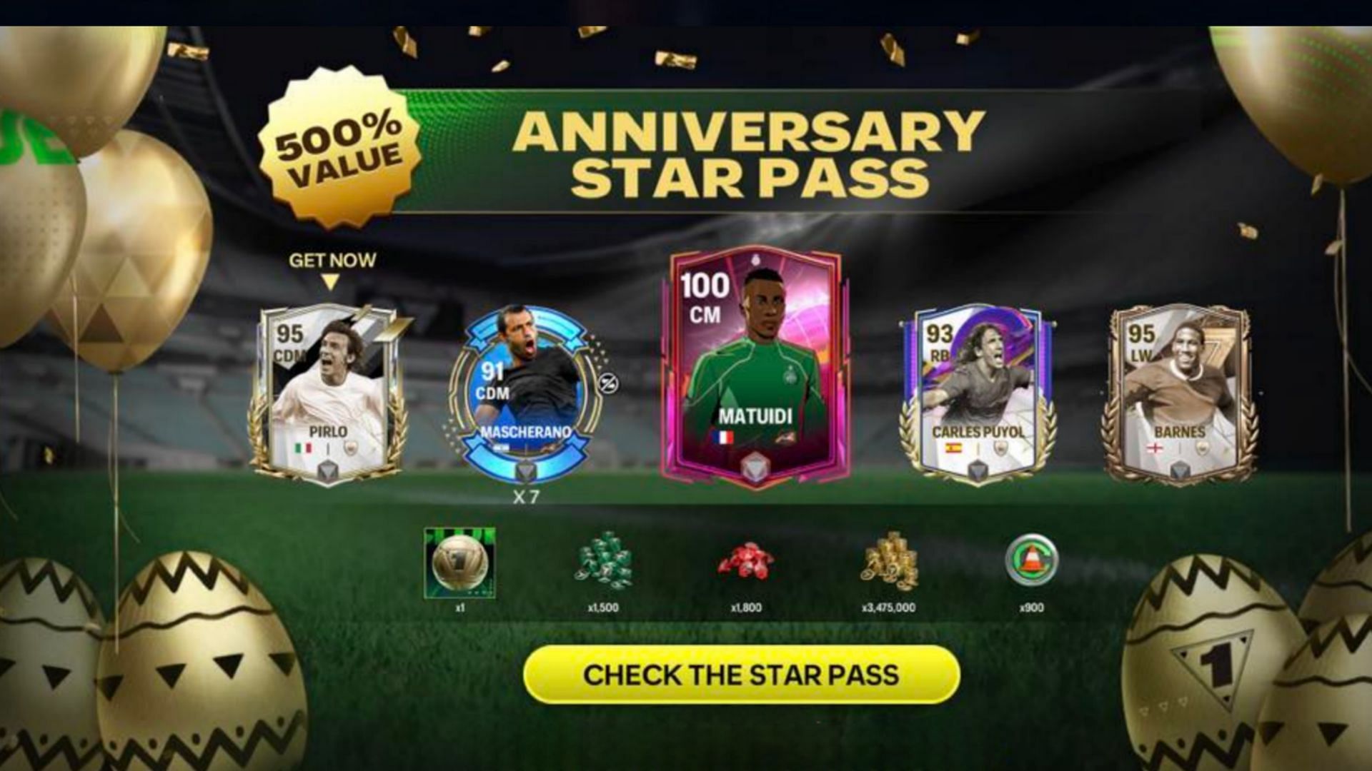 EA FC Mobile First Anniversary Star Pass offers stunning rewards in abundance (Image via EA Sports) 