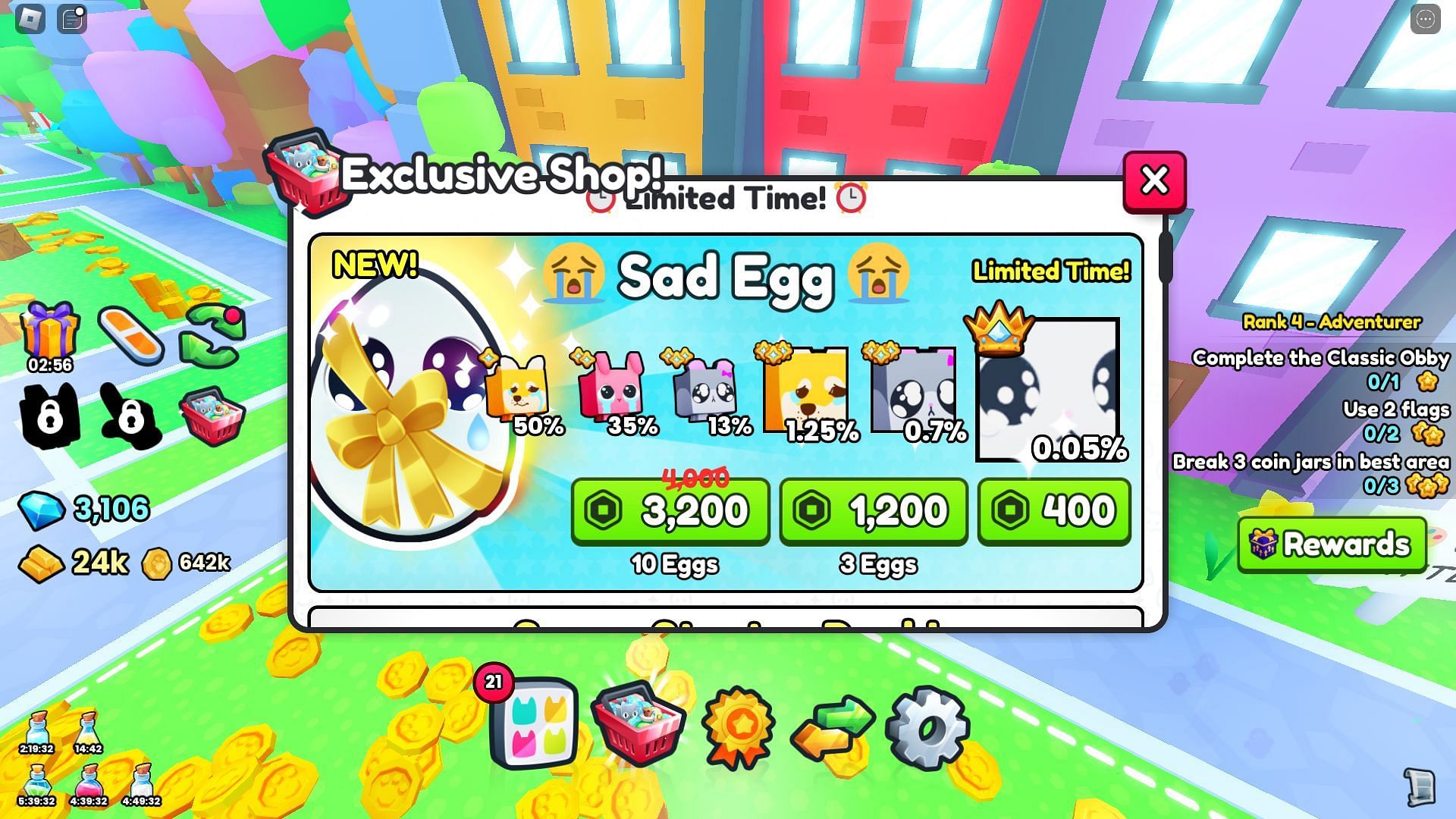 The Sad Egg collection (Image via Roblox)