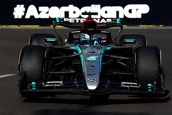 "It's black magic": Mercedes driver George Russell blasts tire manufacturer Pirelli after F1 Azerbaijan GP