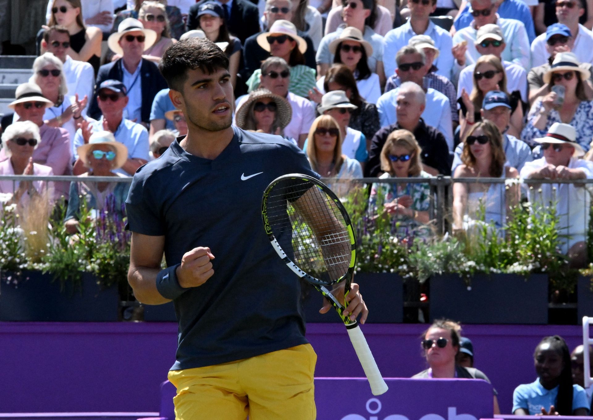 Carlos Alcaraz at The Queen&#039;s Club Championships (Image: Getty)