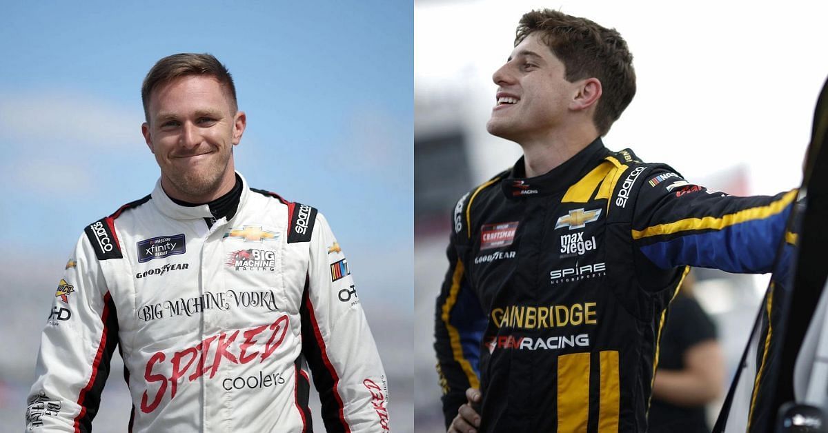 Parker Kligerman (L) pokes fun at Nick Sanchez (R) (Image: Getty)