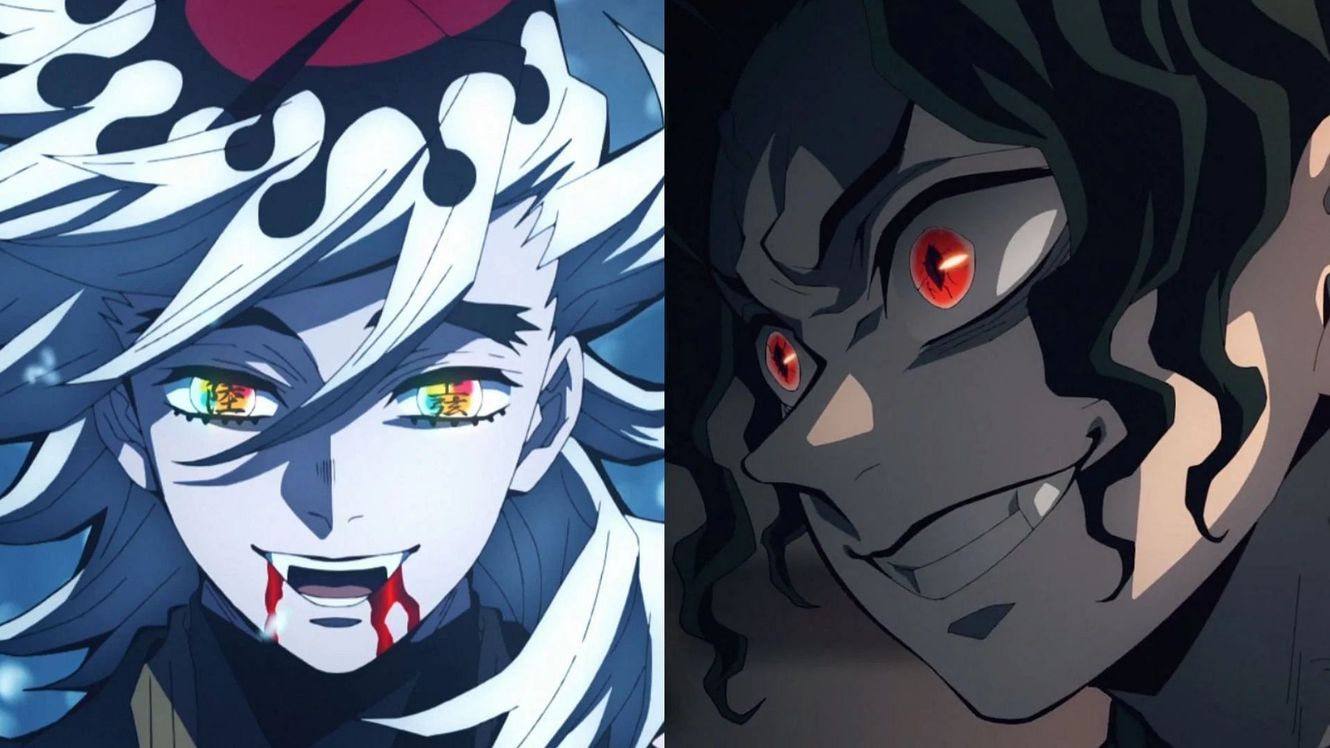 Doma and Muzan as seen in the anime series (Image via Ufotable)