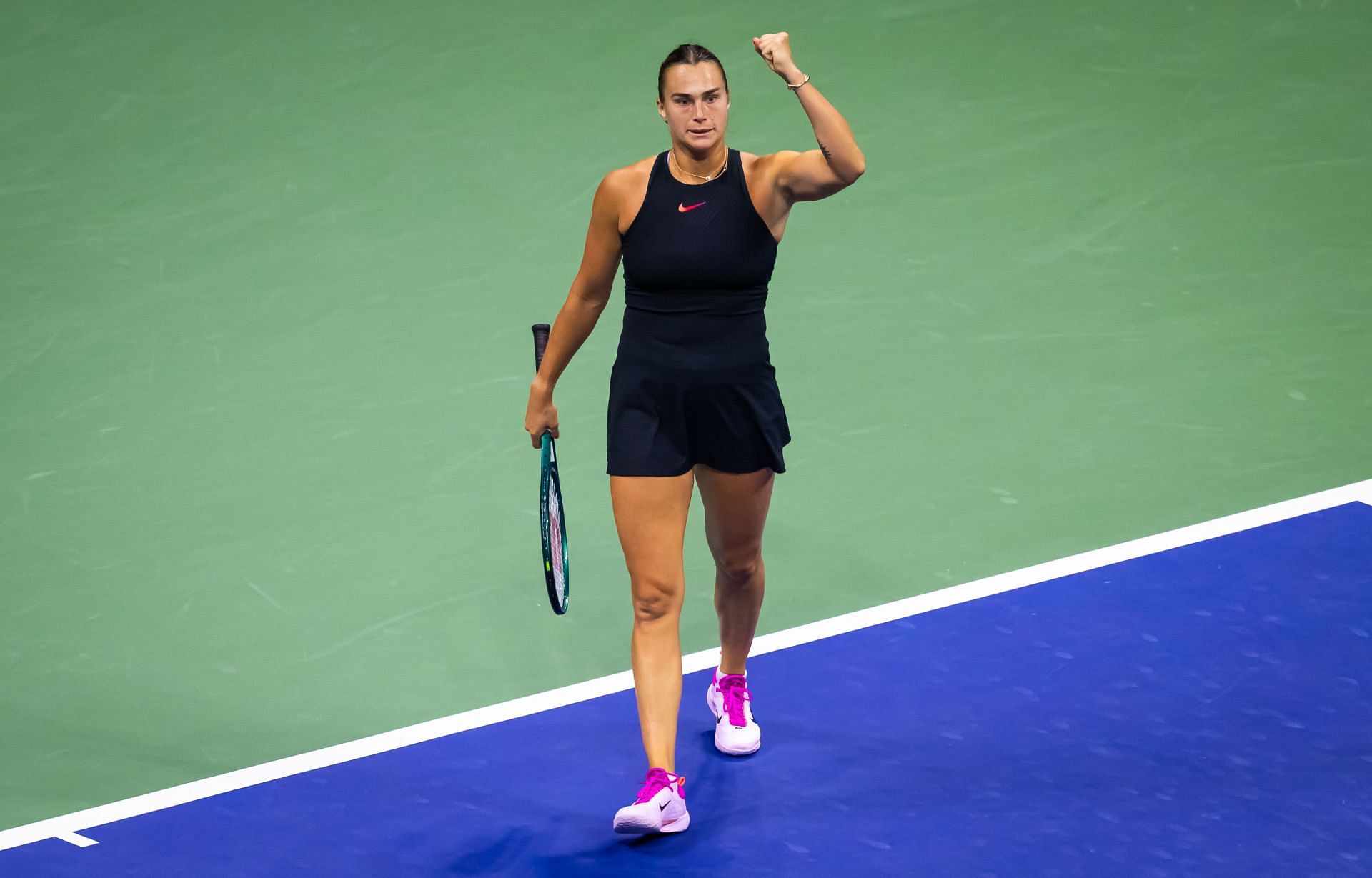 Aryna Sabalenka at the US Open 2024. (Photo: Getty)