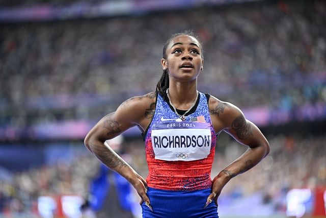 Sha'Carri Richardson was strangely off her game today"- Fans react as  American finishes 8th after running her slowest race since 2022 at Brussels  DL