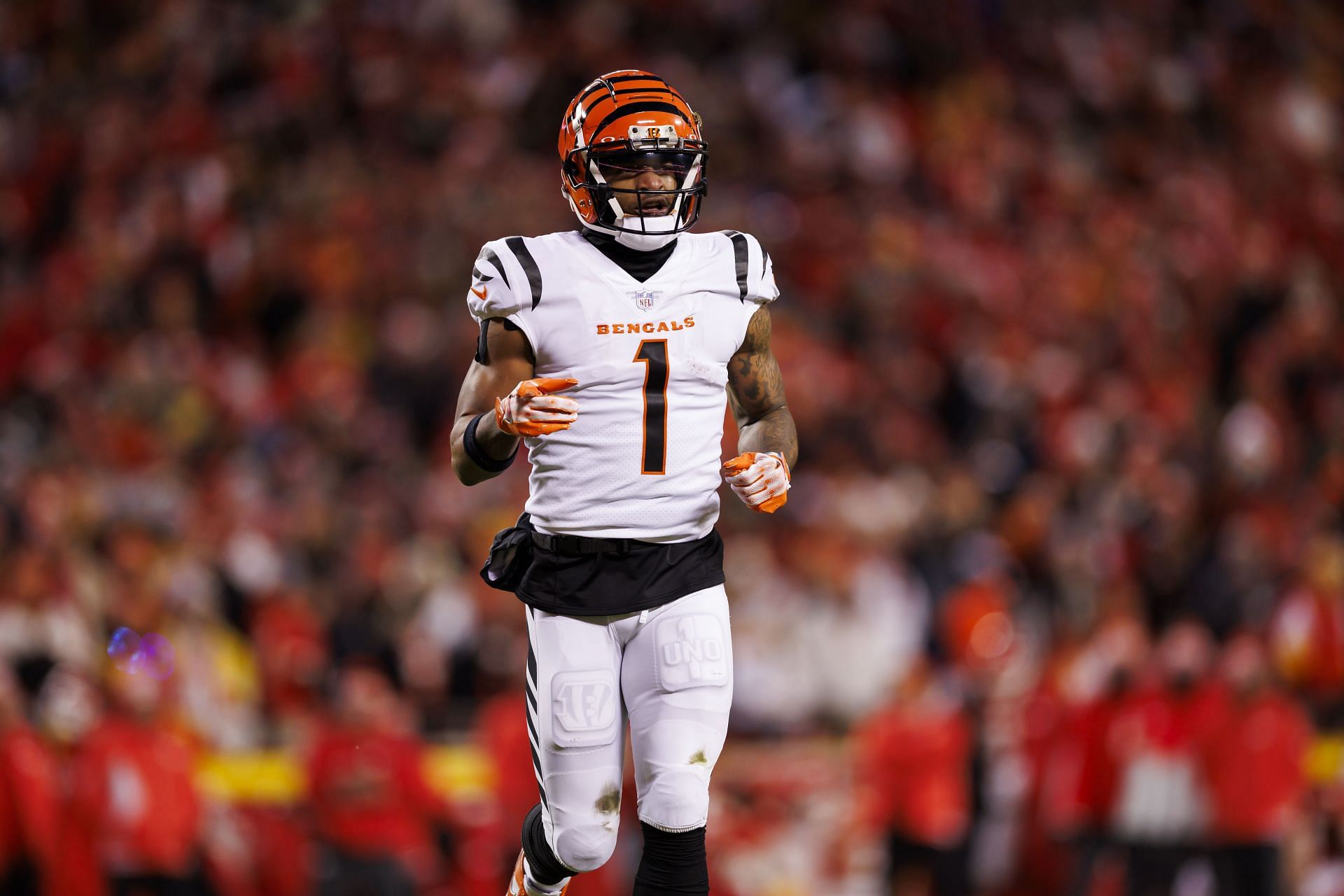 Ja&#039;Marr Chase during Cincinnati Bengals vs. Kansas City Chiefs - Source: Getty