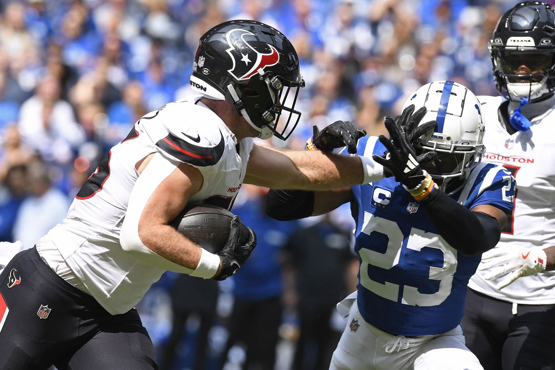 Dalton Schultz during NFL: SEP 08 Texans at Colts - Source: Getty