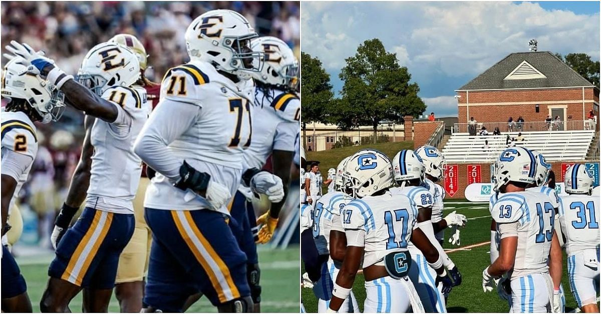 ETSU vs Citadel (credits: ETSU and Citadel football Instagram)