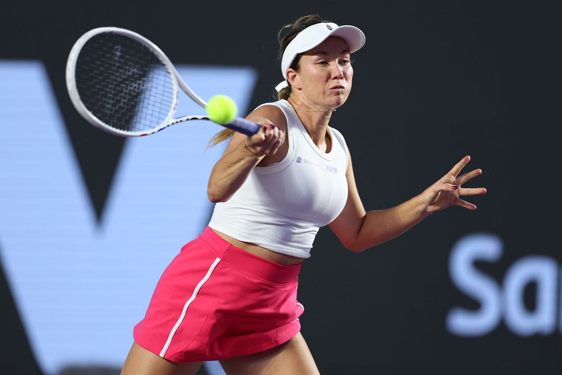 Danielle Collins at the WTA 500 Guadalajara Open (Image: Getty)