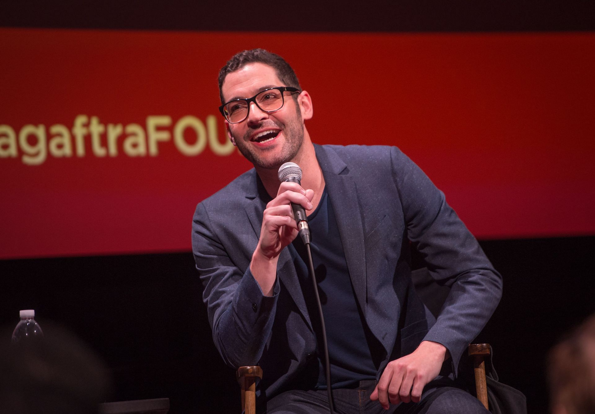 SAG-AFTRA Foundation Conversations With Tom Ellis Of &quot;Lucifer&quot; - Source: Getty