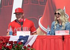 PICTURE: Mike Trout's wife Jessica shares infant Jordy & 4-year-old Beckham's cute brotherly moment