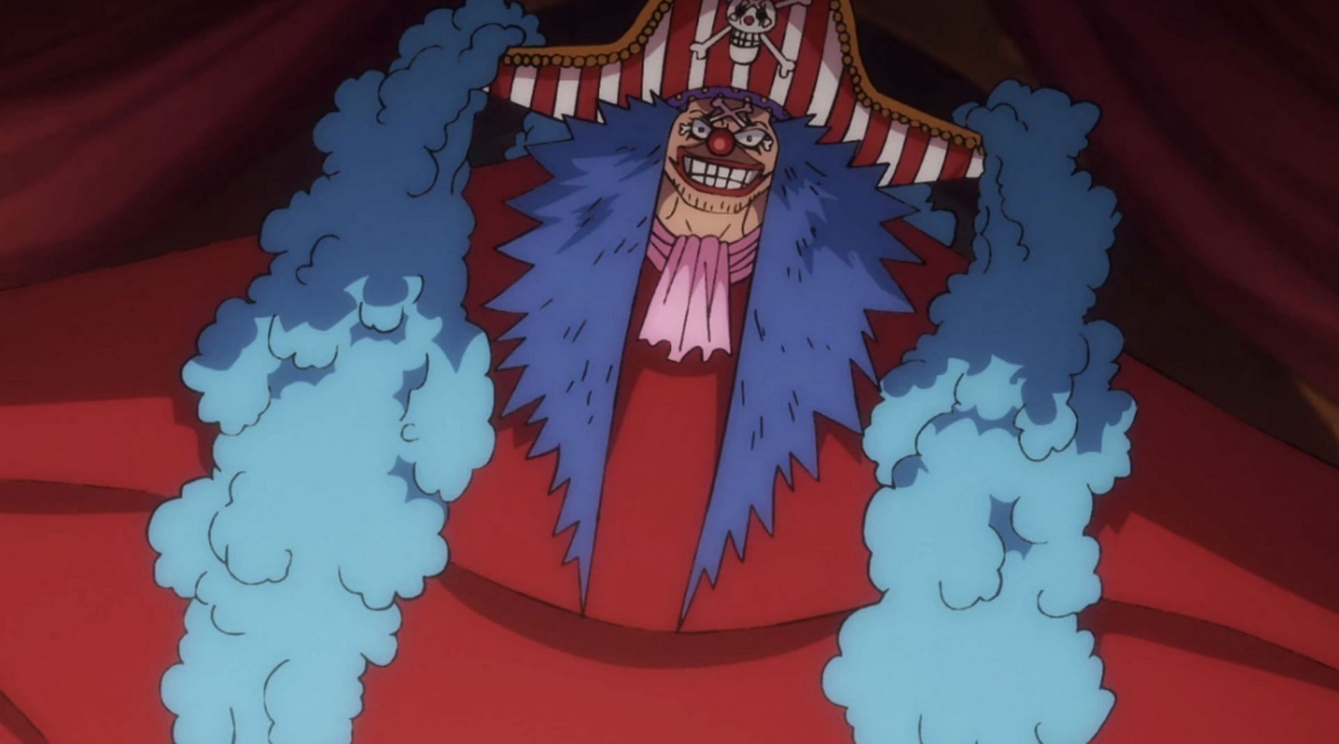 Buggy the Clown as seen in anime (Image via Toei Animation)