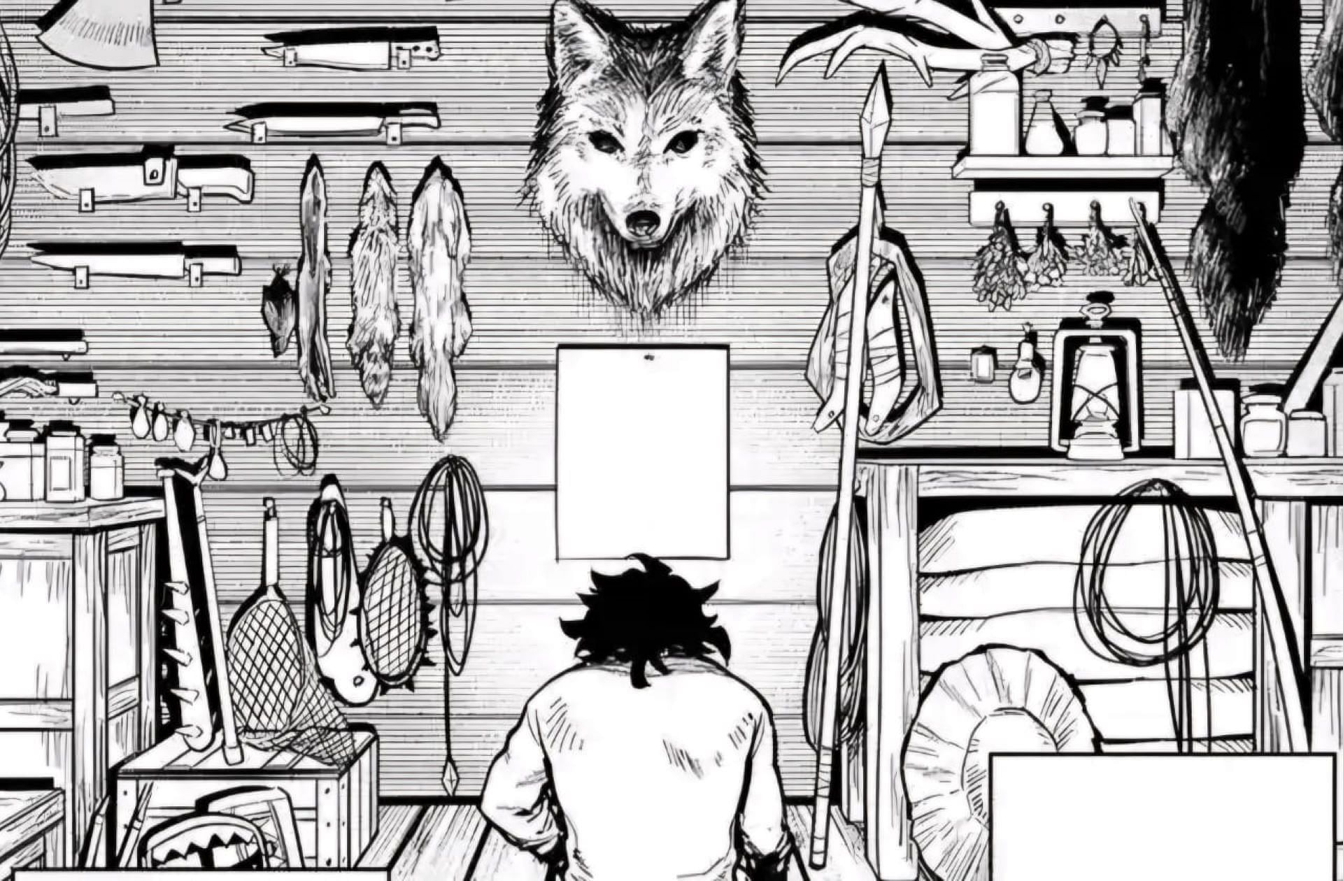 Ichi learns to hunt, as seen in Ichi the Witch manga (Image via Shueisha)