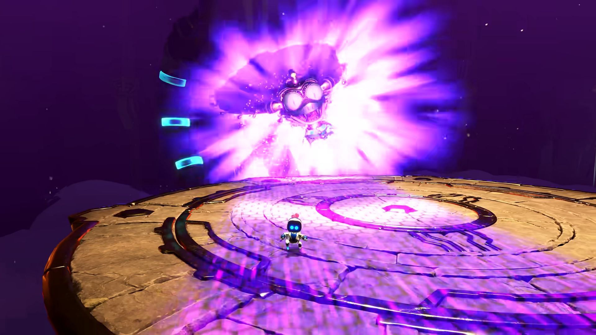 Avoid coming in contact with the rolling eggs in the second phase of the boss fight (Image via PlayStation)