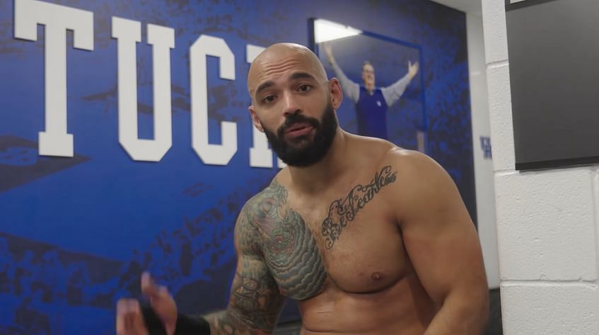 Ricochet recently left WWE for AEW [image credits: AEW Facebook]