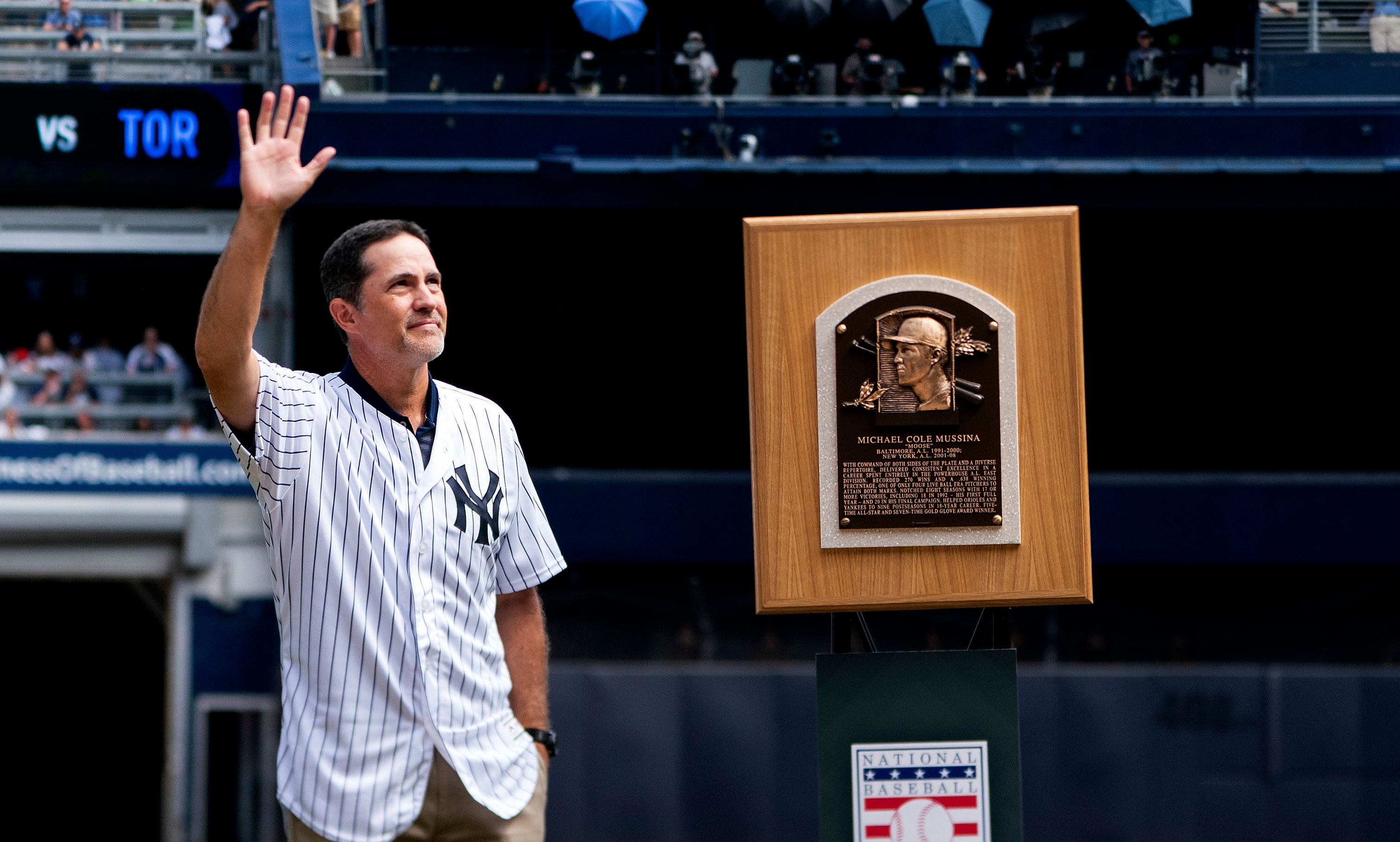 Mike Mussina played his career for the Yankees and Orioles (Imagn)