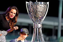 PHOTO: Kyle Busch's wife Samantha turns heads in black-striped outfit at Watkins Glen