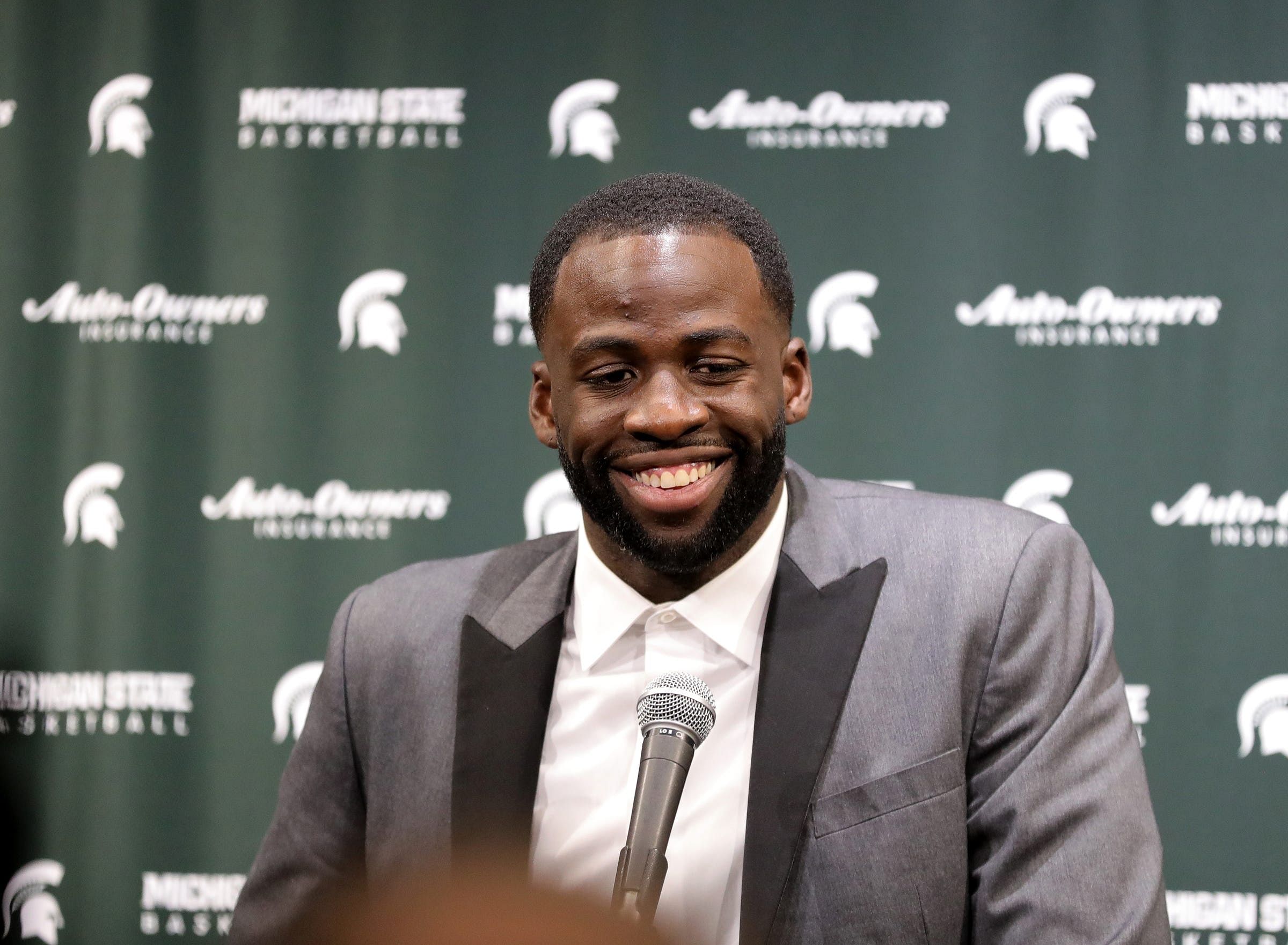 Draymond Green among several alumni to visit Michigan State over the weekend. (Photo: IMAGN)