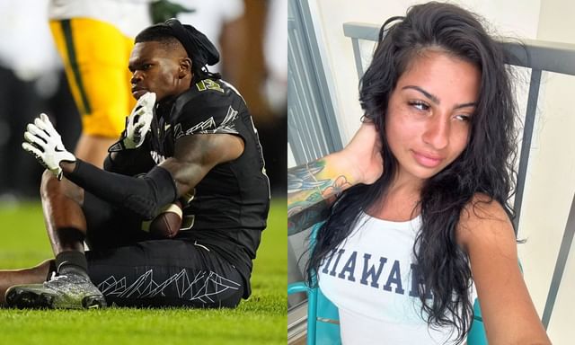 Travis Hunter shows love to GF Leanna Lenee's warm pictures from