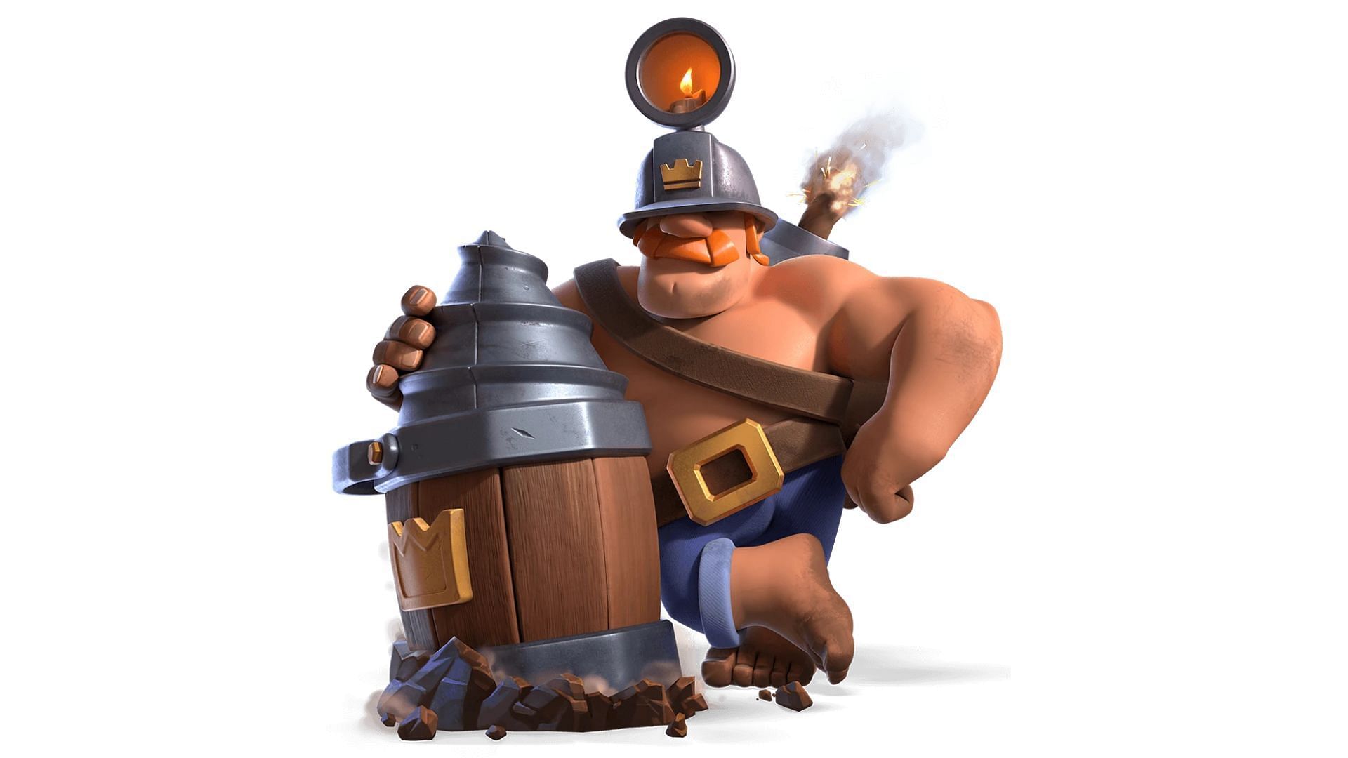 The Mighty Miner in Clash Royale (Image via Supercell)