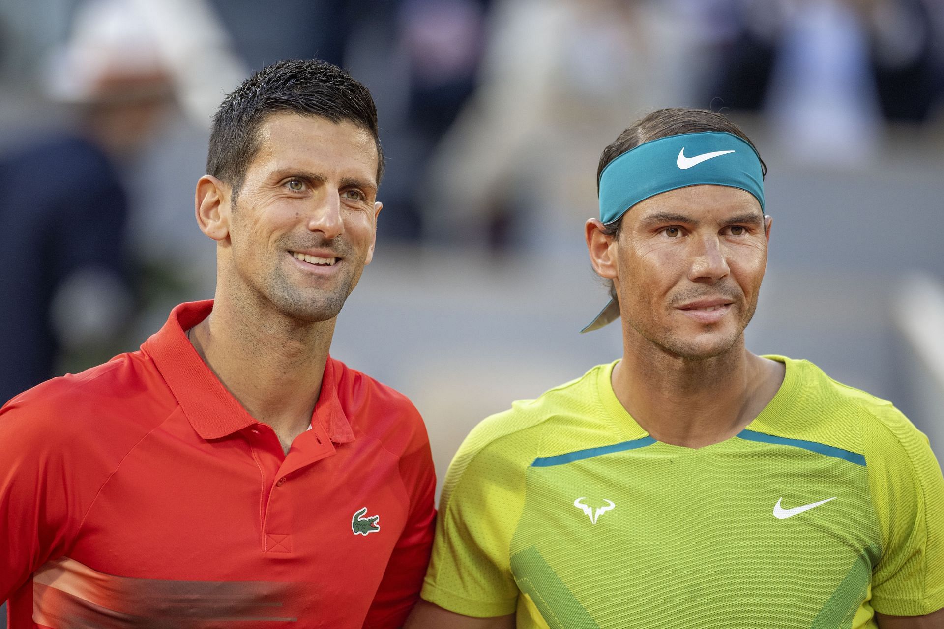 Novak Djokovic and Rafael Nadal (Source: Getty)