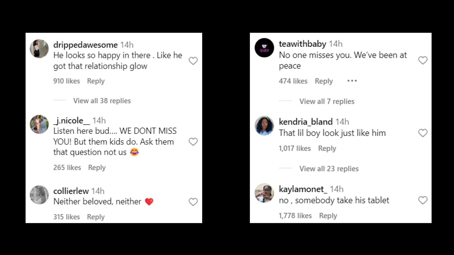 Online reactions (Images via Instagram/theshaderoom)