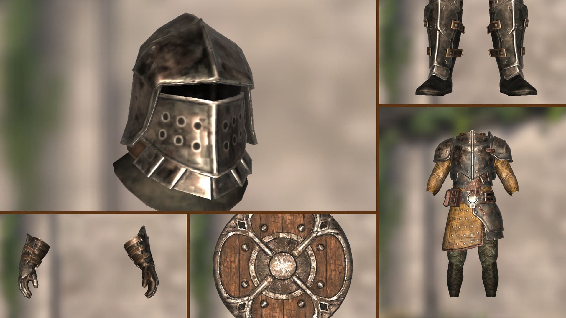 Iron is a common rarity armor set (Image via Bethesda Softworks LLC)