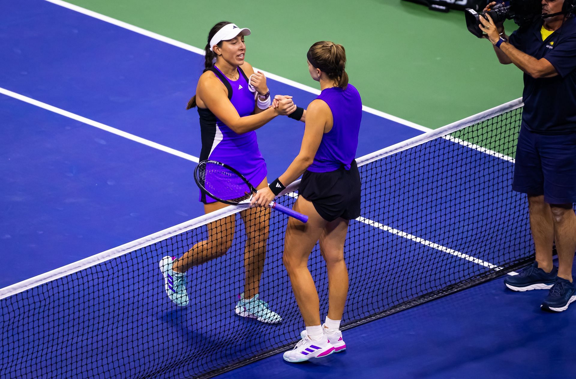 Jessica Pegula and Karolina Muchova at the US Open - Source: Getty