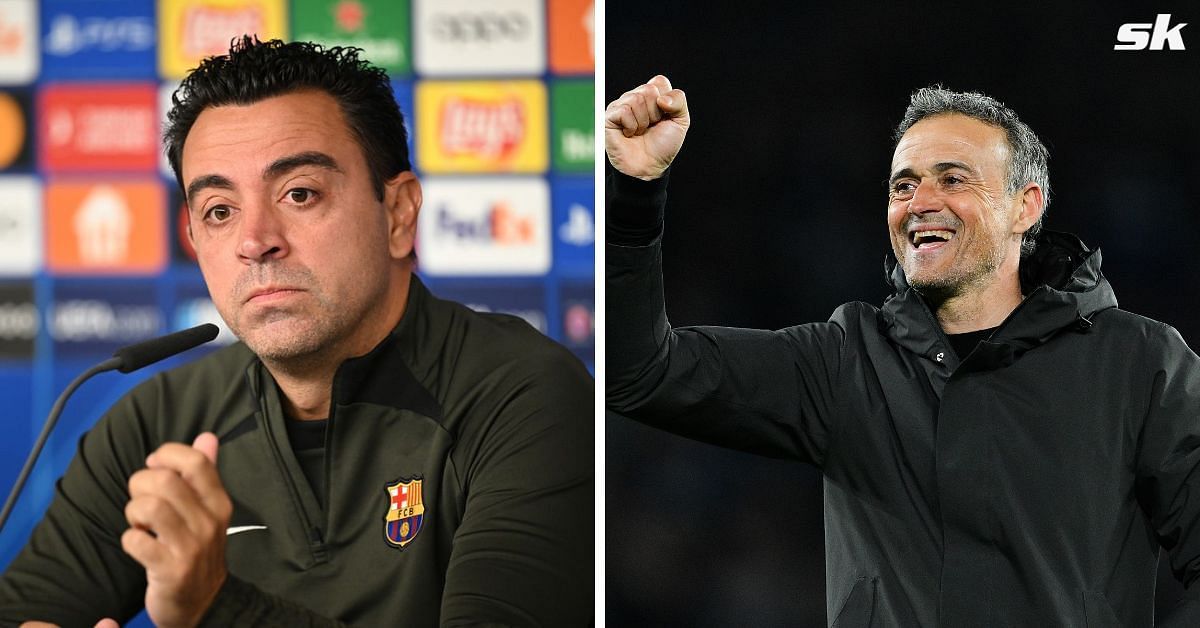 Luis Enrique came up against Xavi&rsquo;s Barcelona side last season