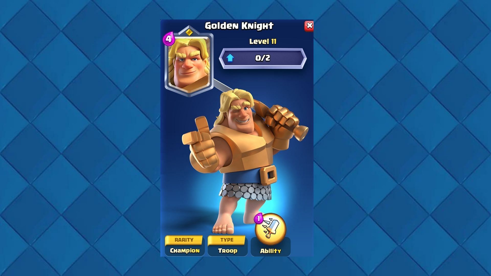 The Golden Knight (Image via Supercell)