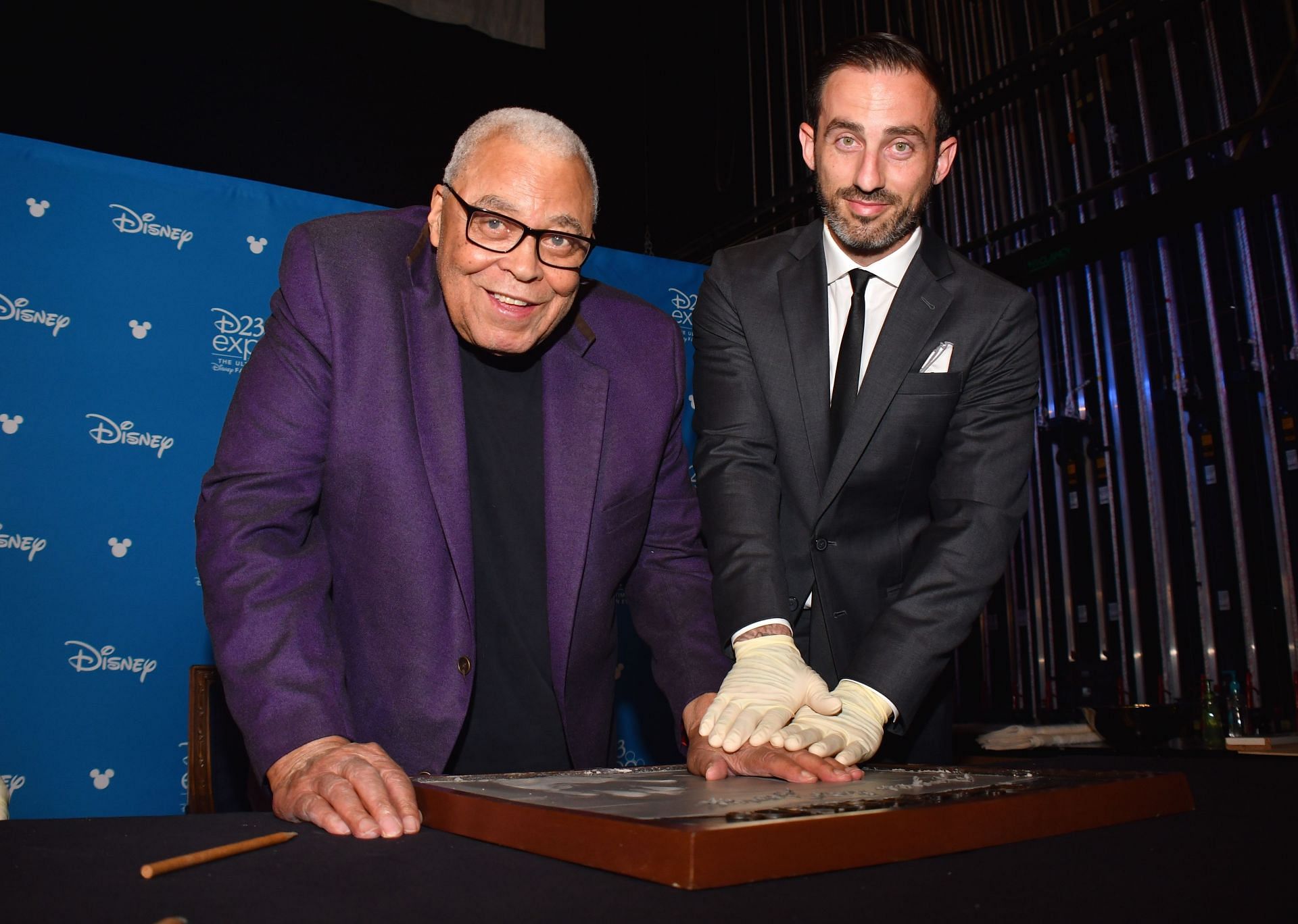 James Earl Jones Hand Print Casting For Disney - Source: Getty