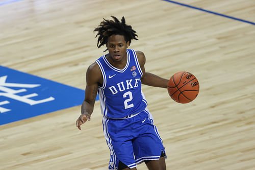 DJ Steward produced a strong freshman season for the Duke Blue Devils in 2020-21 (Photo via IMAGN)