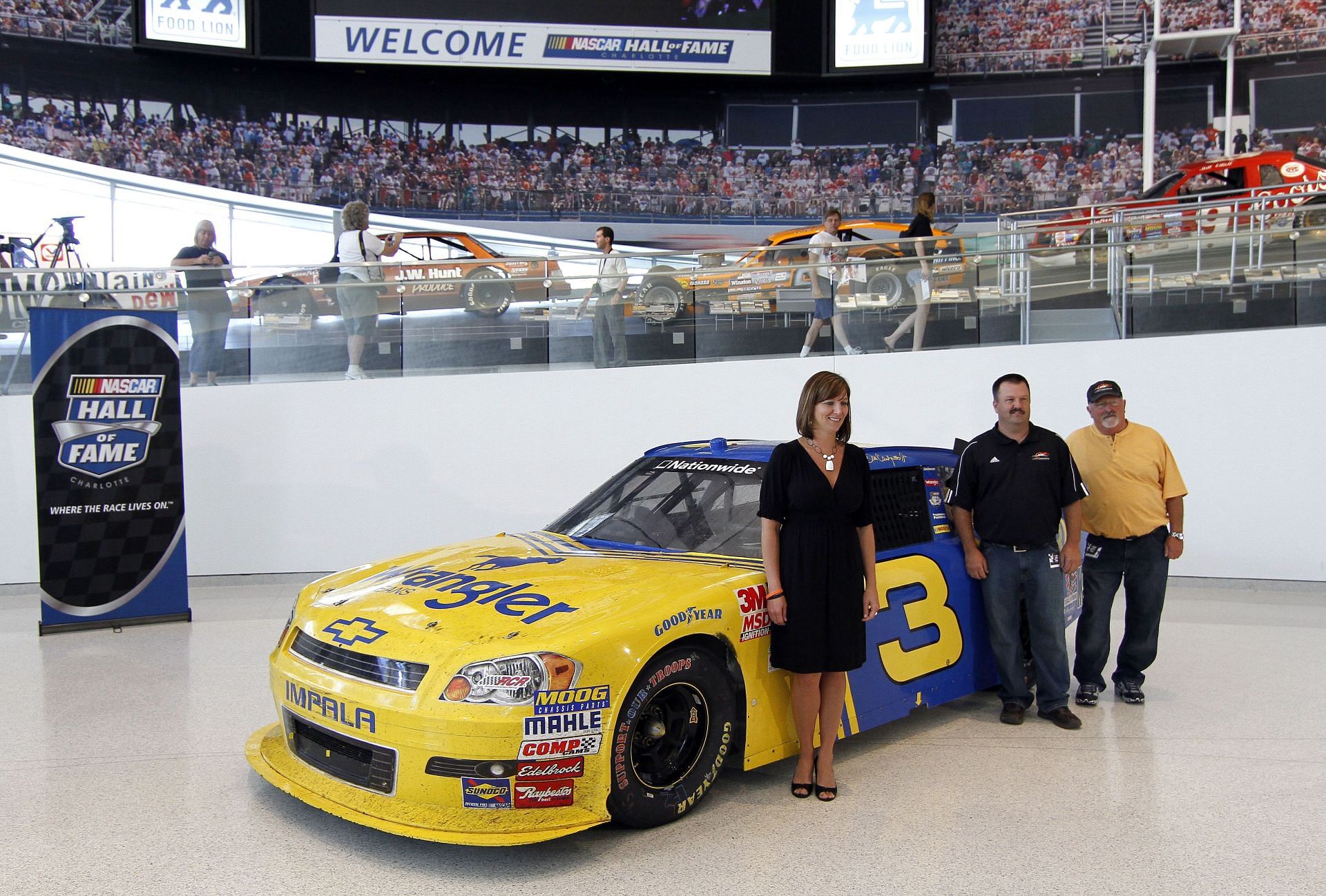 Kelley Earnhardt, Tony Eury, Jr., Tony Eury, Sr. at the NASCAR Hall of Fame Source: Getty Images