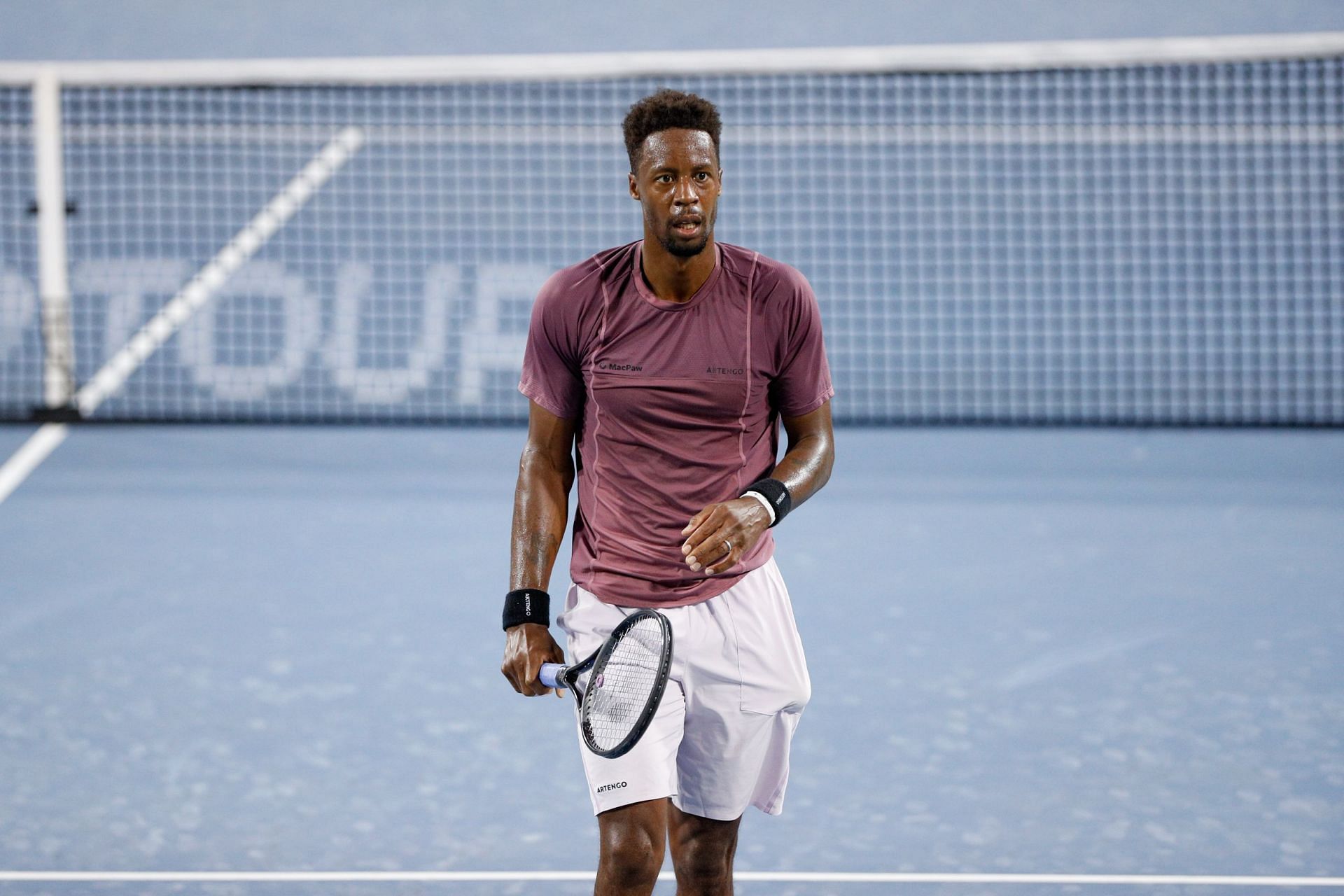 Medvedev will open his campaign against Gael Monfils. Image via Getty