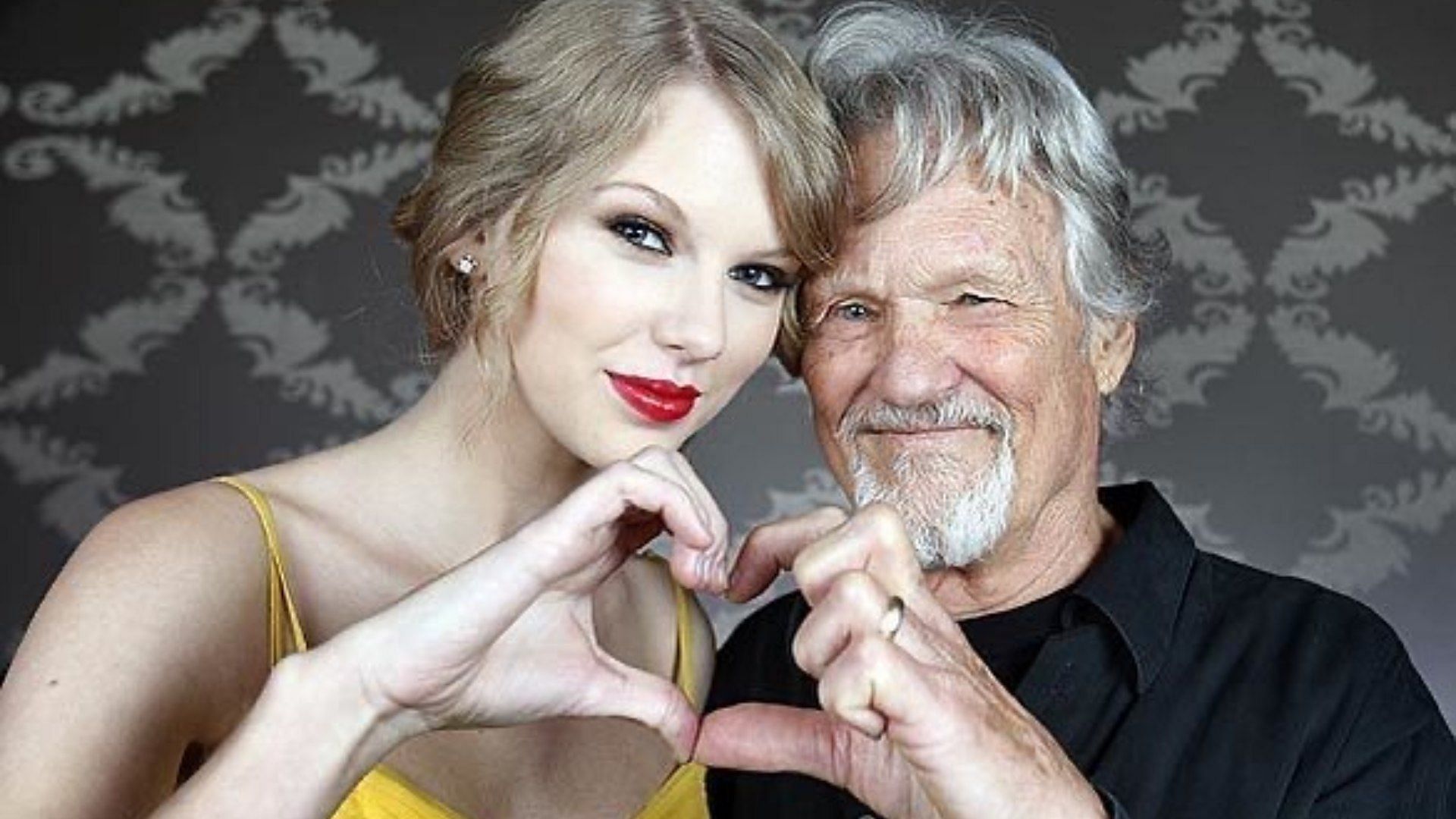 Kris Kristofferson seen with Taylor Swift in 2022 (Image via Instagram/@kristofferson)