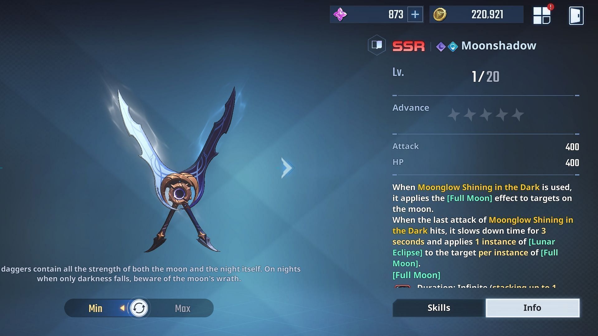 Moonshadow in Solo Leveling Arise. (Image via Netmarble)