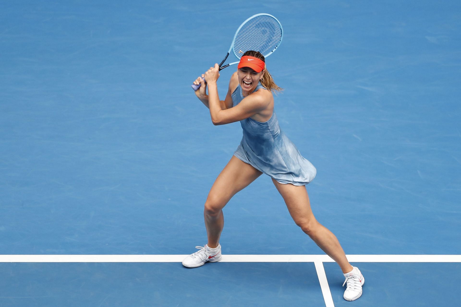 Maria Sharapova played her final tournament at the 2020 Australian Open (Image via Getty).