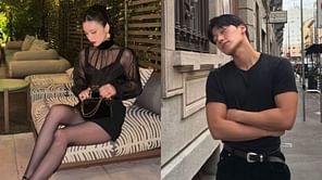 "They look amazing together"- Fans rejoice as ITZY's Yeji and ATEEZ's San spotted together at Dolce & Gabbana fashion show