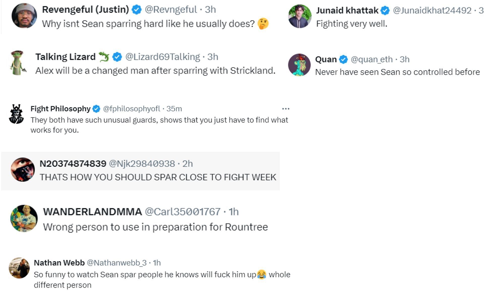 Screenshot of fan reactions to Championship Rounds' post on X