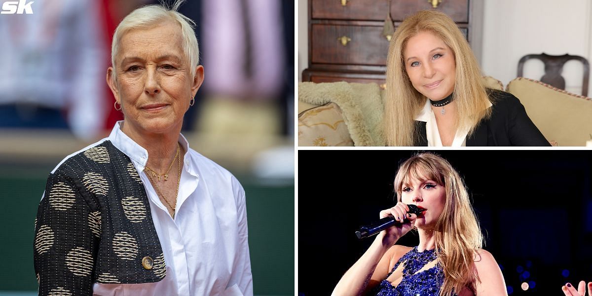 Martina Navratilova endorses Barbra Streisand lauding Taylor Swift for backing Kamala Harris  (Images: Getty)