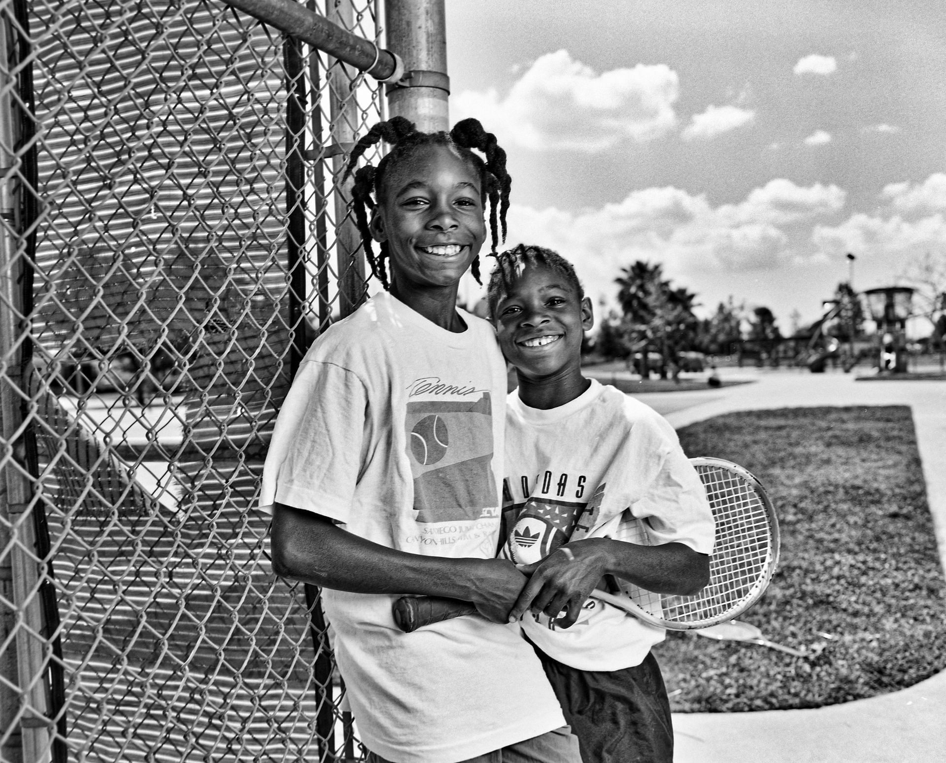 Venus &amp; Serena Williams On Compton Tennis Court - Source: Getty