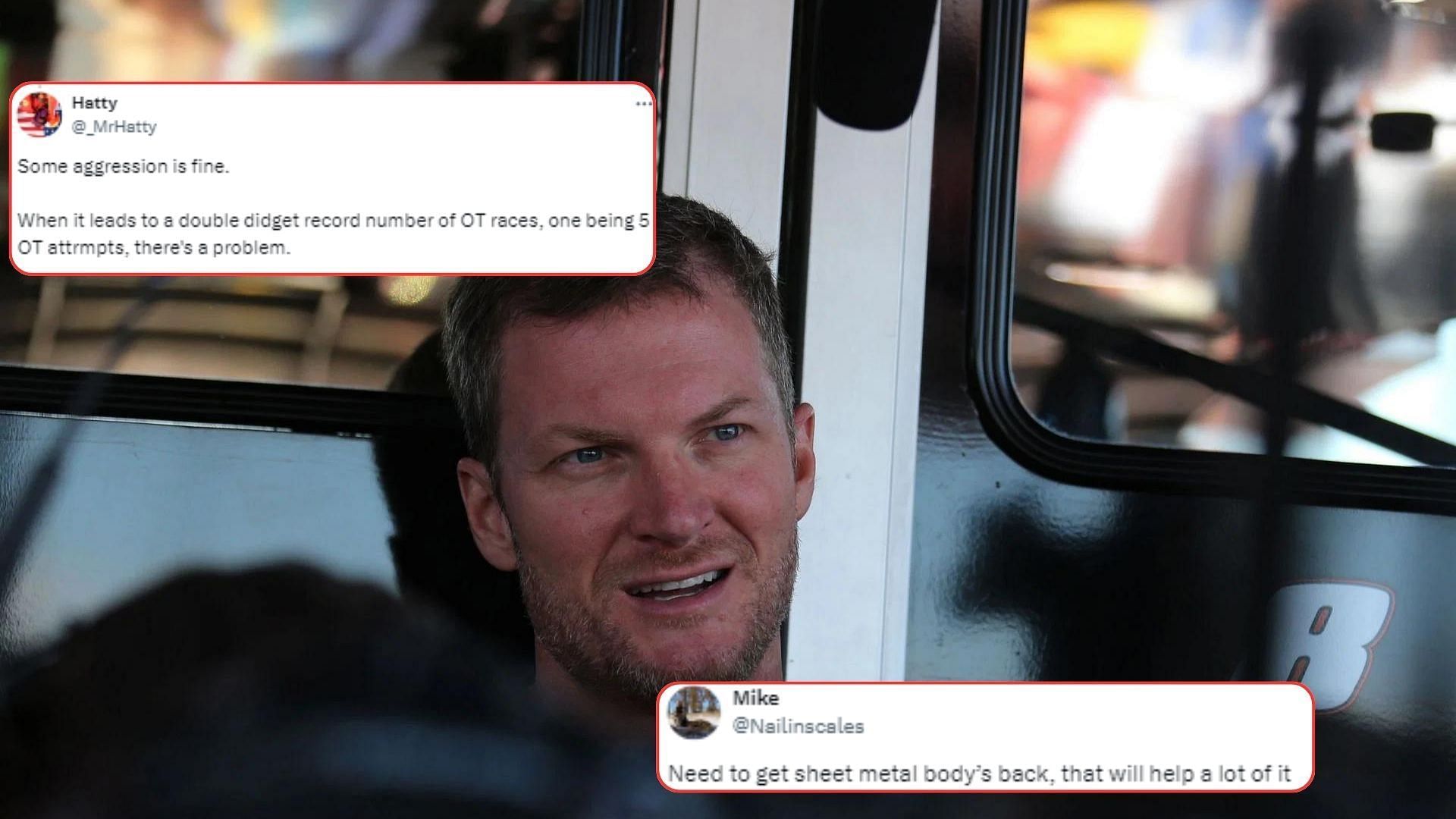 Fans react to Dale Earnhardt Jr.