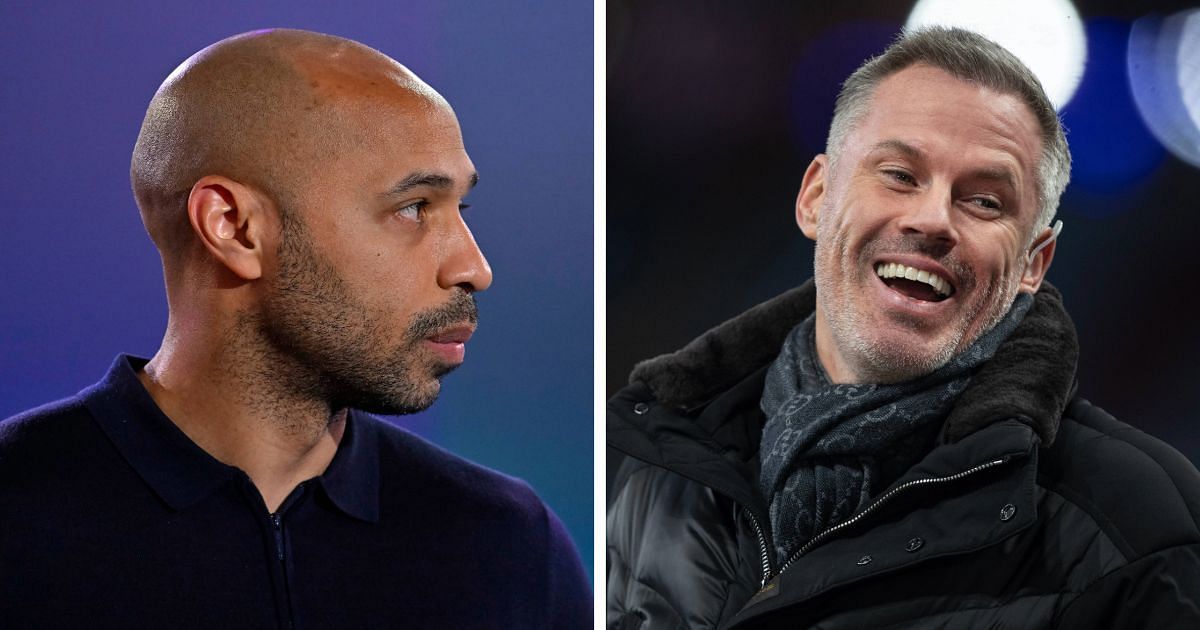 &quot;Say it again&quot; - Jamie Carragher taunts Thierry Henry as Arsenal legend talks about Ligue1 side