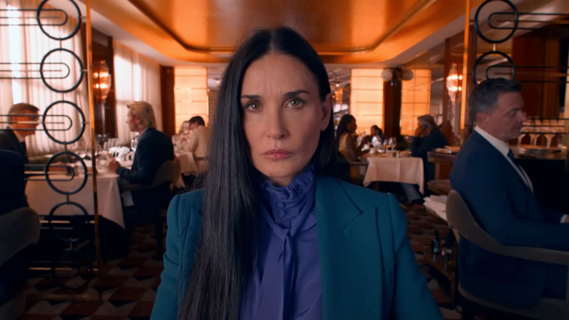 Demi Moore as Elisabeth (Image via MUBI)