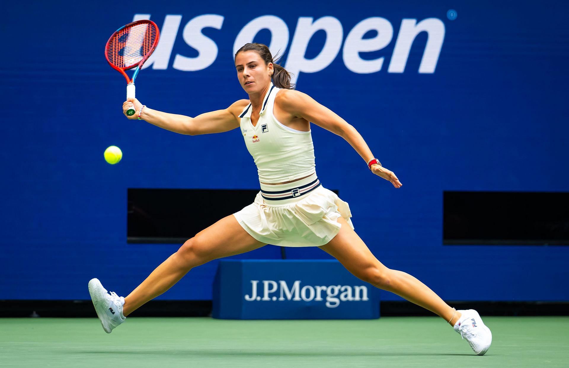 Emma Navarro pictured at the 2024 US Open - Source: Getty